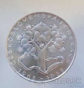 500 Kčs/1988 - Československá federácia - 20. výro