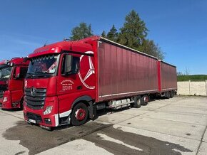 TANDEMOVÁ SOUPRAVA MERCEDES - BENZ ACTROS 2545 - PRŮJEZD