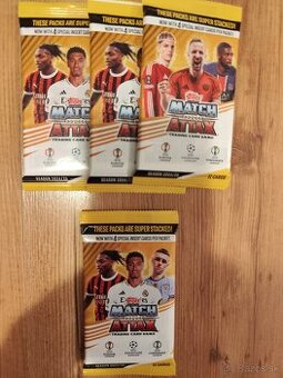 Futbalové kartičky Match Attax 2024/25 .- balíčky