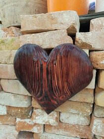Predám drevené srdce - 1