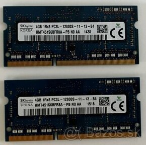 8GB RAM DDR3L SODIMM 1600MHz CL11