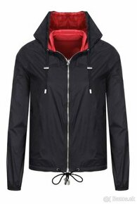 Emporio Armani bunda modrá, červená 2v1 windproof unisex - 1