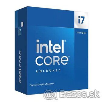 Intel Core i7-14700KF (V ZÁRUKE do októbra 2026)