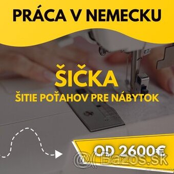 PRÁCA V NEMECKU | Hľadáme ŠIČKY