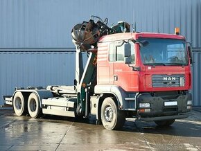 MAN TGA 28.440, 6x2, HYDRAULICKÁ RUKA S DRAPÁKEM OSTROJ 105  - 1