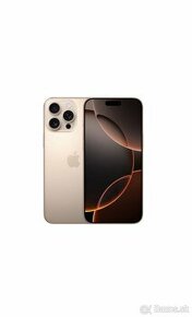 Nový iPhone 16 Pro Max 256GB Zlatý Titán - zabalený Nay