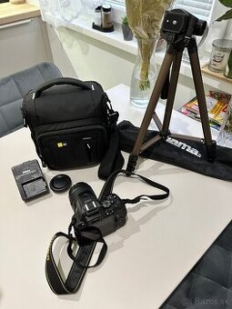 Nikon D5600 wifi BT - dotyk. dis. - VR objektiv AF-P