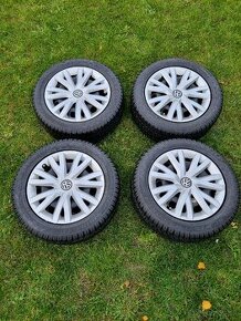 Zimné pneumatiky 205/55/R16 Dunlop sport na plech diskoch - 1