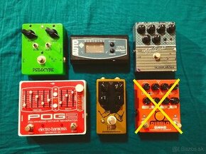 Gitarové efekty pedále (guitar effect pedals FX)