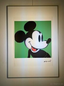 Andy Warhol "Mickey" Limitovaná edícia_Číslované_Certifikát