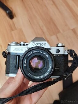 Canon AE-1 s objektívom 1.8/50mm