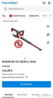 Einhell GE-CH 36/65 Li-Solo