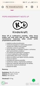 Cestovna postielka kinderkraft neste up