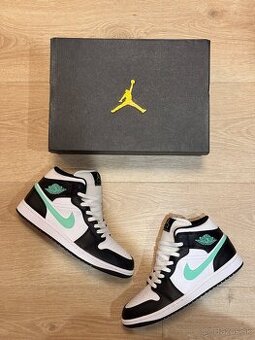 Air Jordan 1 mid / green glow 44