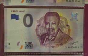 0€ bankovka Karel GOTT