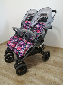 VALCO BABY Kočík súrodenecký Snap Duo Tailor Made Grey Marle