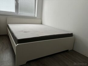 Postel ikea 160x200 biela