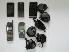 Mobilné telefóny a nabíjačky