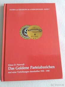 Kniha Golden Parteiabzeichen 1933-1945 K.P.Patzwall - 1