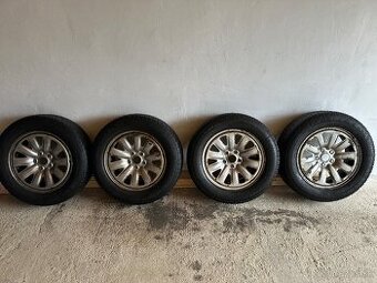 Predám plechové disky 5x112 + Zimné pneu 215/60R16