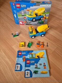 60325 Lego City– Nákladiak s miešačkou na cement.