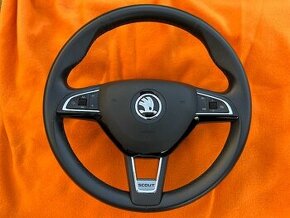 Volant multifunkcny, vyhrievany,Skoda Octavia 3FL, kompletny - 1