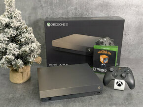 Xbox One X 1TB Gold Rush, 1 ovládač, náhodná hra + darčeky