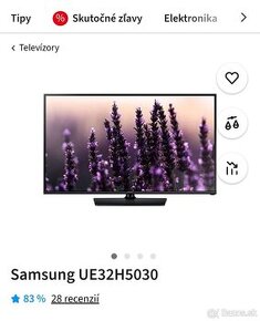 Ponúkam Samsung UE32H5030AW na predaj