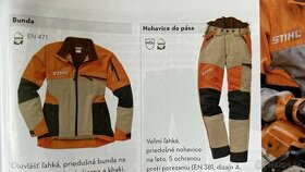 Pilčícke nohavice a bunda STIHL