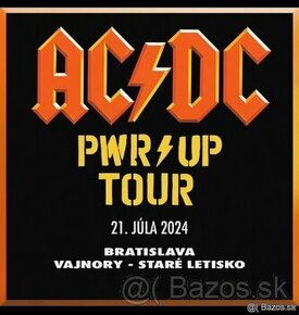 Predam vstupenku na koncert AC/DC v Bratislave na statie