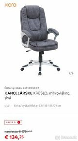 KANCELÁRSKE KRESLO XORA