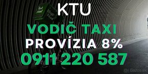 BOLT - vodič taxislužby 8%