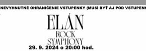 ELAN ROCK SYMPHONY listok