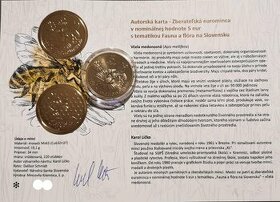 KUPIM Autorska karta 5 euro Vcela medonosna