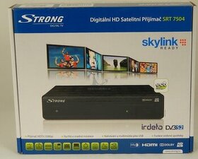 Predám DVB-S2 HD SAT prijímač STRONG SRT 7504 SKYLINK READY - 1