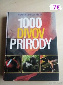 KNIHA 1000 DIVOV PRIRODY - IBA OSOBNY ODBER