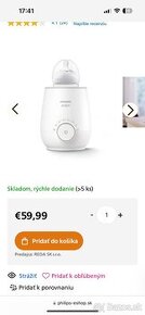 Philips Avent Premium - ohrievač fliaš