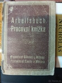 Pracovná knižka protektorát Čechy a Morava