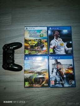 Playstation hry a ovládač