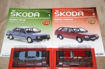 Škoda - Veľká história v malých modeloch DeAgostini 1:43