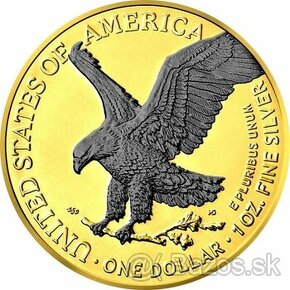 Investicne striebro mince minca Americký Orol - 1