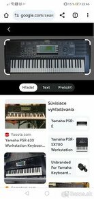 Yamaha psr 630