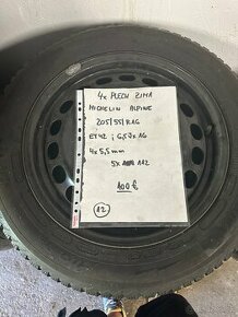 Zimná sada 5x112 205/55 r16 Michelin alpin