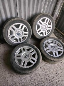 4ks.alu disky orig. VW 5x100 r16 - 1