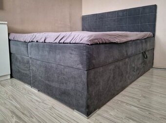 Boxspringová posteľ s úložným priestorom 180x200