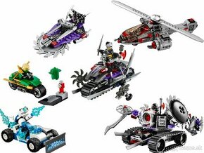 LEGO sety - Nindroidi a DC 70720 + 70722 + 70726 + 76098