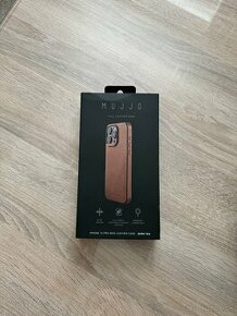 Mujjo Full Leather Case - Dark Tan iPhone 15 Pro Max