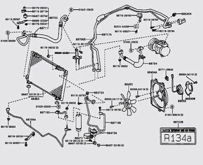 komplet klimatizácia do toyoty celica st202 / at200 /st204