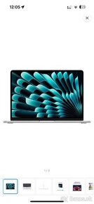 MacBook Air 13" M3 SK 2024 Strieborný - 16GB a 512GB SD NOVY