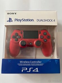 Sony Dualshock 4 V2 červený - PS4 ovládač